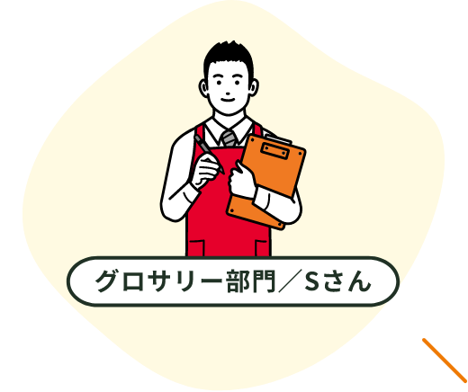 グロサリー部門／Sさん