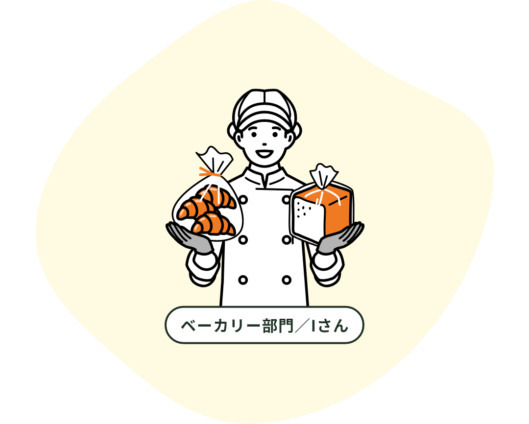 ベーカリー部門／Iさん