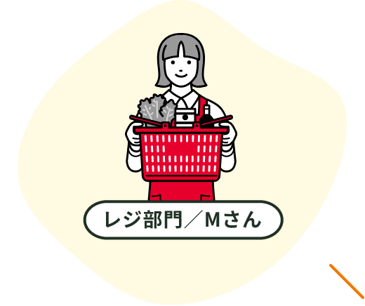 レジ部門／Mさん